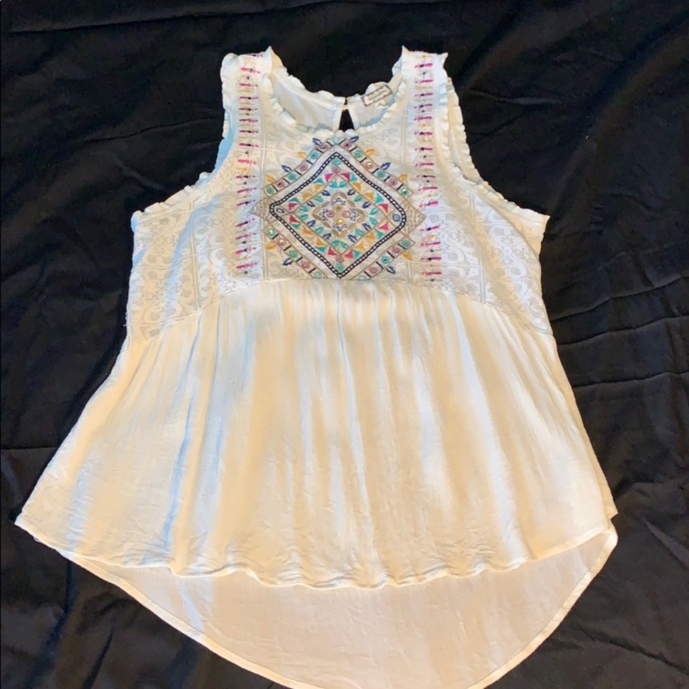 Sleeveless Bohemian Top